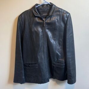 Vintage Jones New York Black Leather Jacket